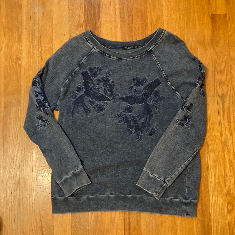 French Terry Sweatshirt with Embroidery